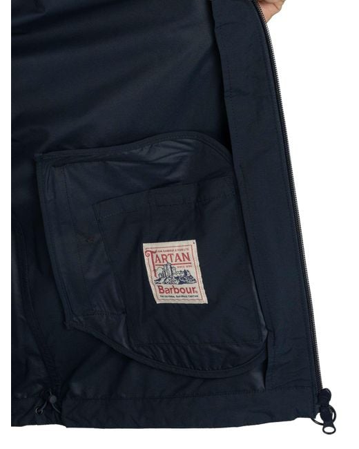 Barbour Blue Modern Rokig Showerproof Jacket for men