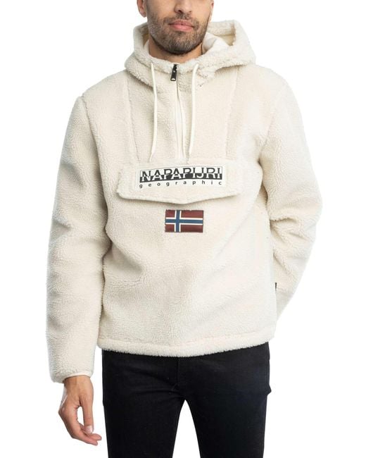 Napapijri Natural Burgee Curly Pullover Fleece for men
