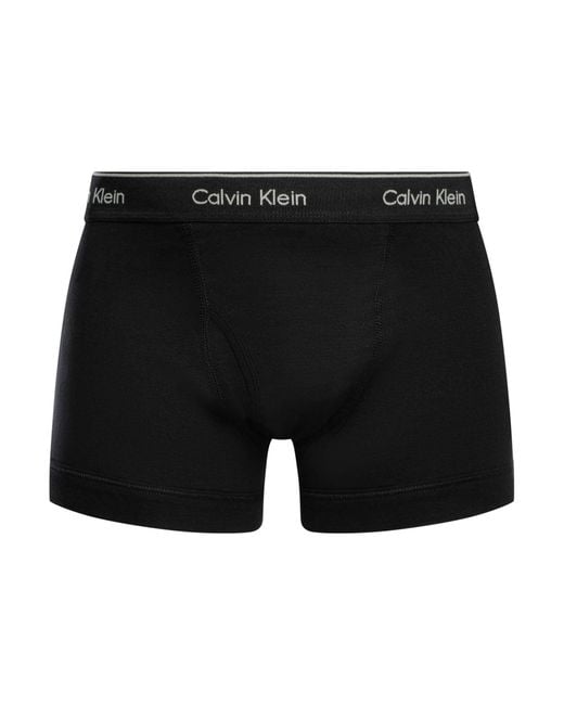 Calvin Klein Black 3 Pack Trunks for men