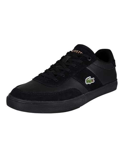 Lacoste Black Court-master Pro 2222sma Leather Trainers for men