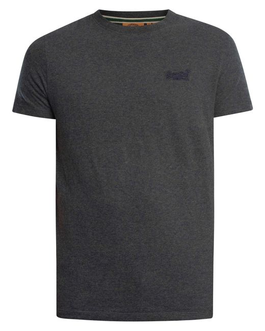 Superdry Black Essential Logo T-shirt for men
