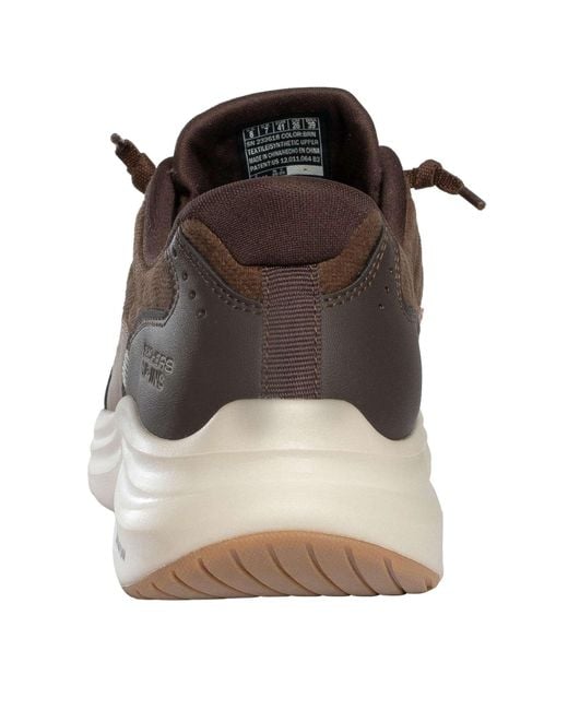 Skechers Brown Slip-ins Contour Foam Cozy Fit Trainers for men