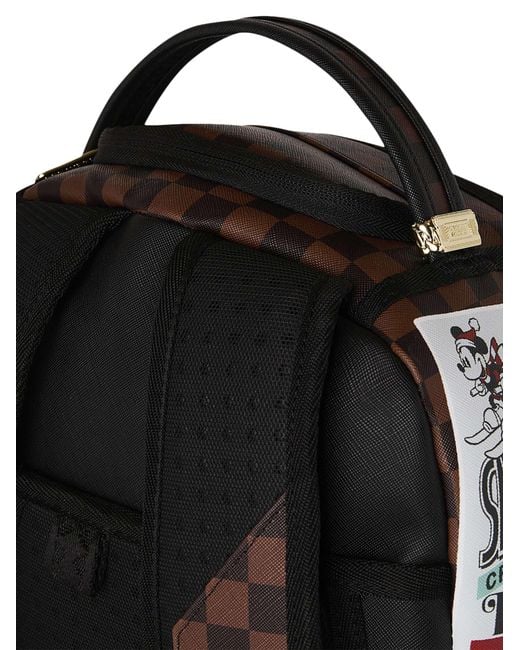 Sprayground Brown Mickey Mouse Global Mogul Backpack for men
