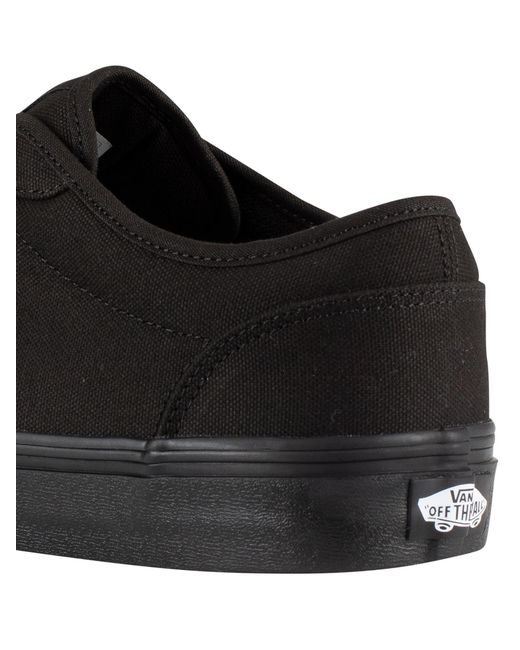 Vans Black Atwood Canvas Trainers for men