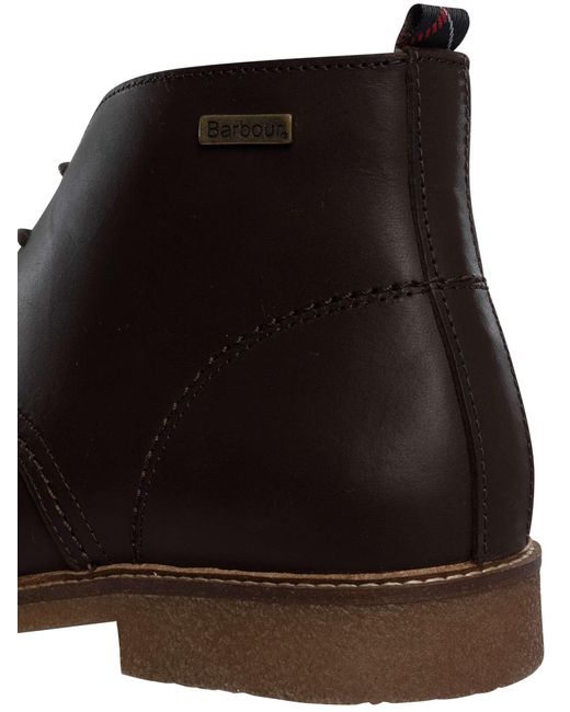 Barbour Brown Sonoran Cukka Leather Boots for men