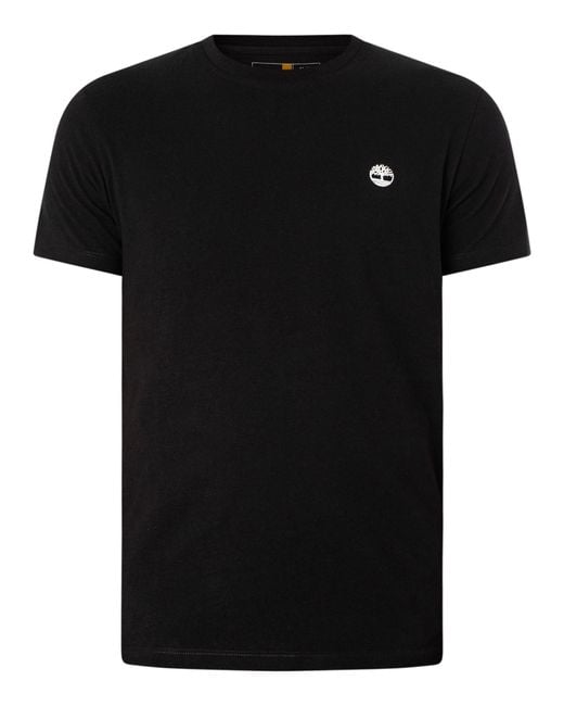 Timberland Black 3 Pack Dustan Slim T-shirts for men