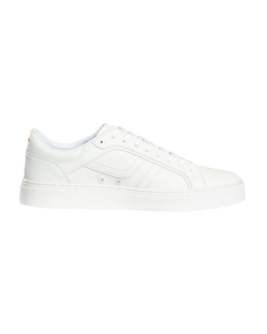 Boss White Rhys Faux Trainers for men