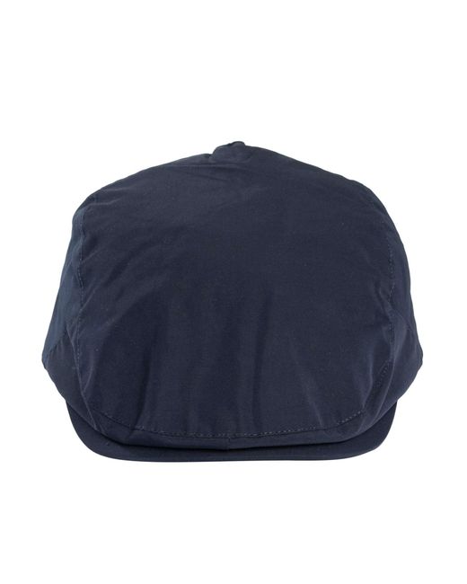 Aquascutum Blue Cotton Flat Cap for men