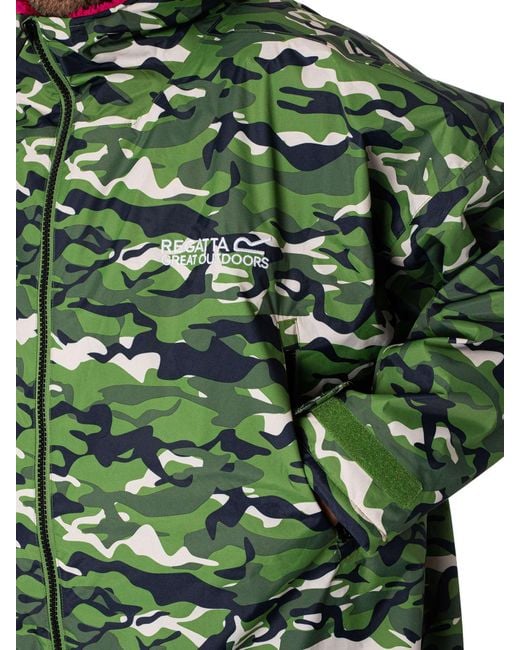 Regatta Green Waterproof Changing Robe for men