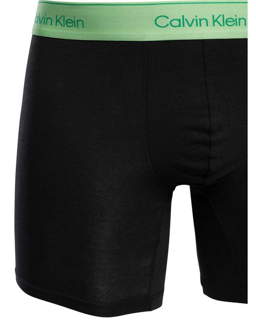 Calvin Klein Black 5 Pack Icon Boxer Briefs for men