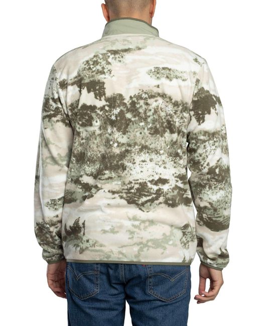 Columbia Gray Sequoia Grove Printed Zip Jacket for men