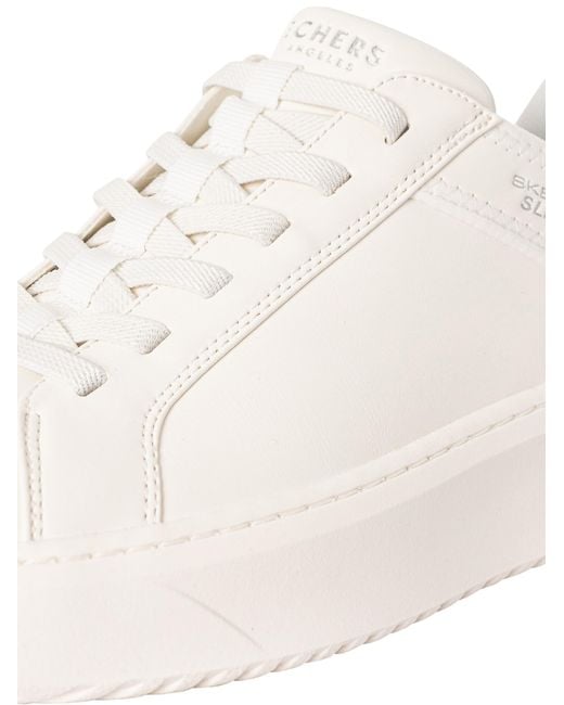 Skechers White Slip-ins Court Break Double Vented Slip-ins Trainers for men