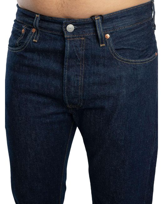 Levi's Blue 501 Original Fit Jeans for men