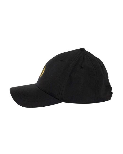 Sergio Tacchini Black Marz Classic 6 Panel Cap for men