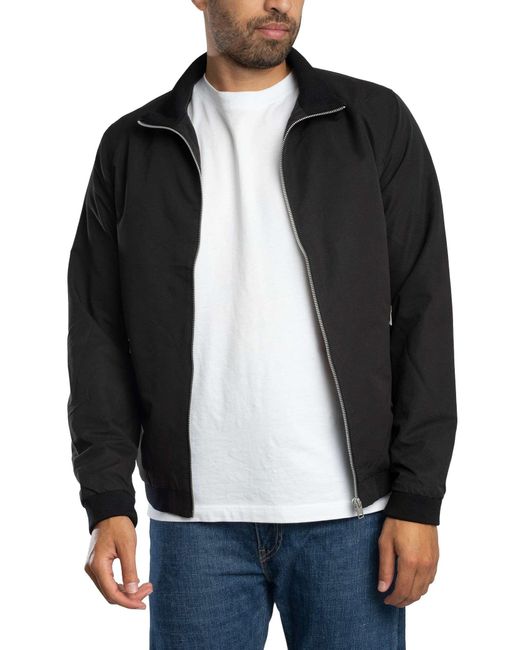 Jack & Jones Black Rush Harrington Bomber Jacket for men
