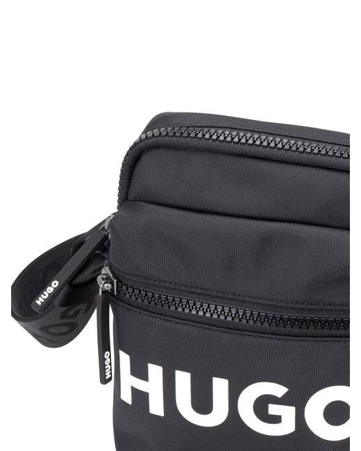 HUGO Black Ethon 2.0 Logo Cross Body Bag for men