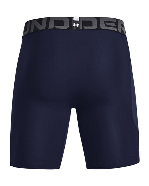 Under Armour Blue Heatgear Compression Shorts for men