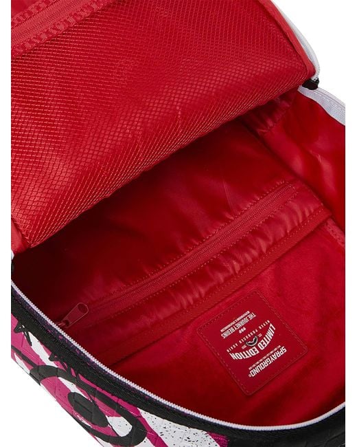 Sprayground Red Graff Mayhem Rmx Backpack for men
