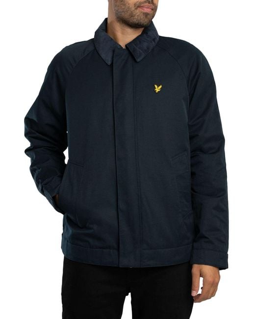 Lyle & Scott Blue Hunting Jacket for men