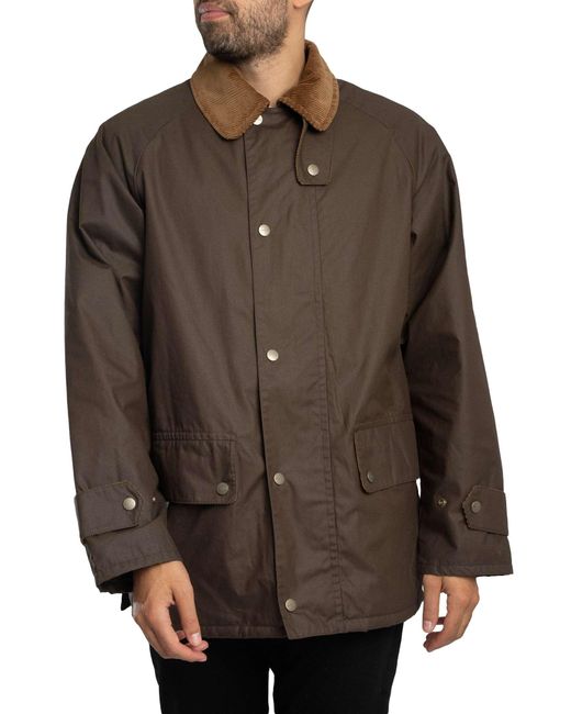 Gant Brown Waxed Barn Jacket for men