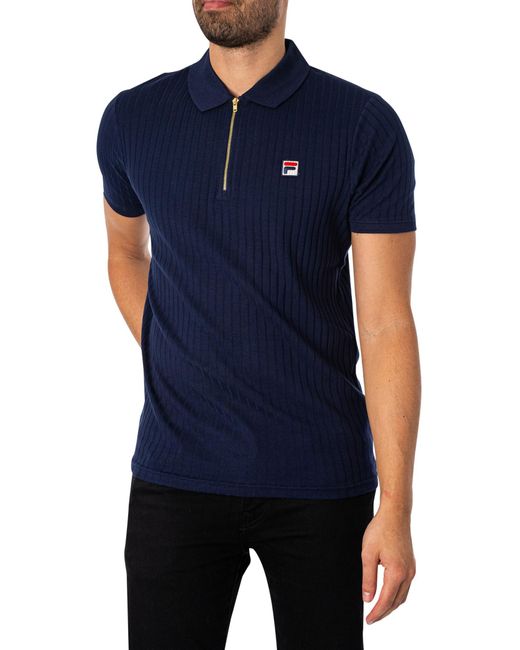Fila Blue Pannuci Slim Polo Shirt for men