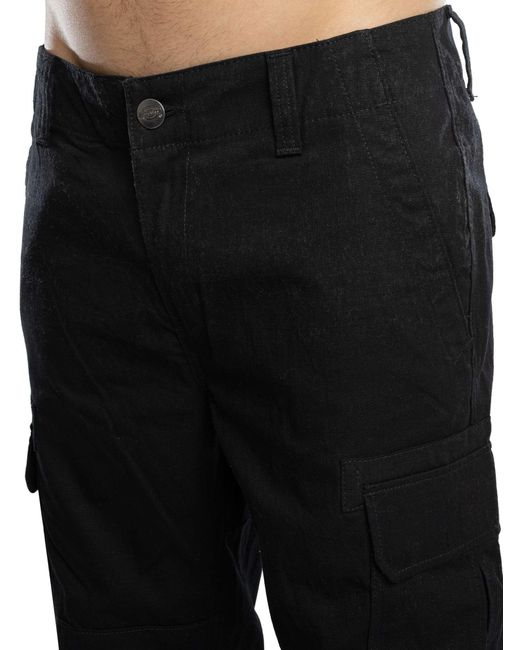 Dickies Black Millerville Cargo Trousers for men