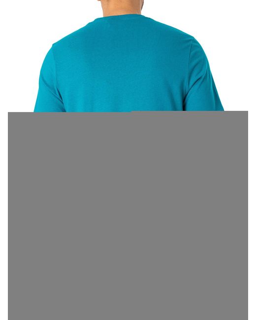 Lyle & Scott Blue Plain T-shirt for men