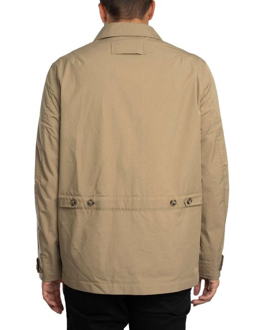 Gant Natural Cotton Blend Barn Jacket for men