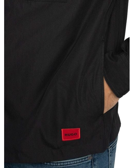 HUGO Black Evalom Overshirt for men