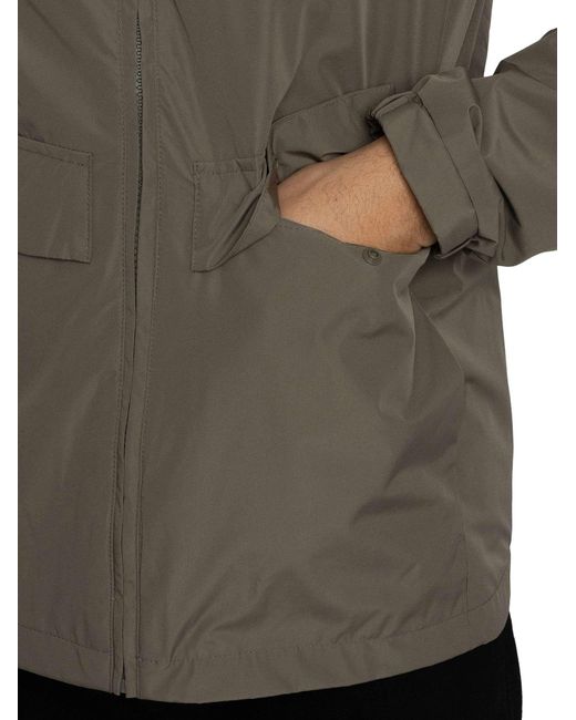 Lyle & Scott Gray Lightweight Hooded Zip Through Jacket for men