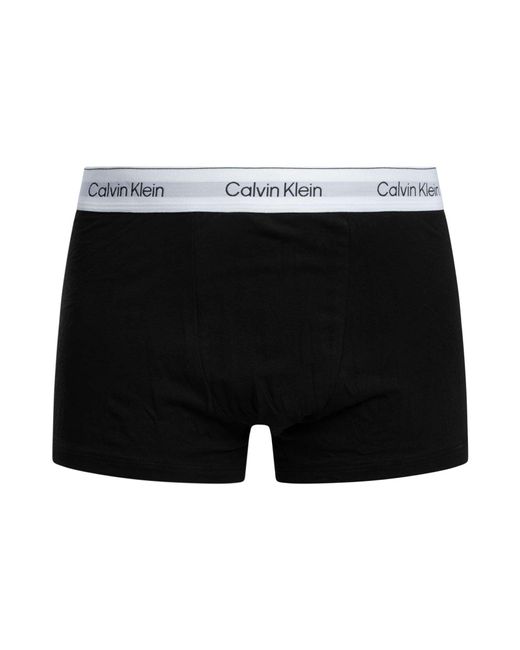 Calvin Klein Black 3 Pack Icon Relaxed Fit Trunks for men