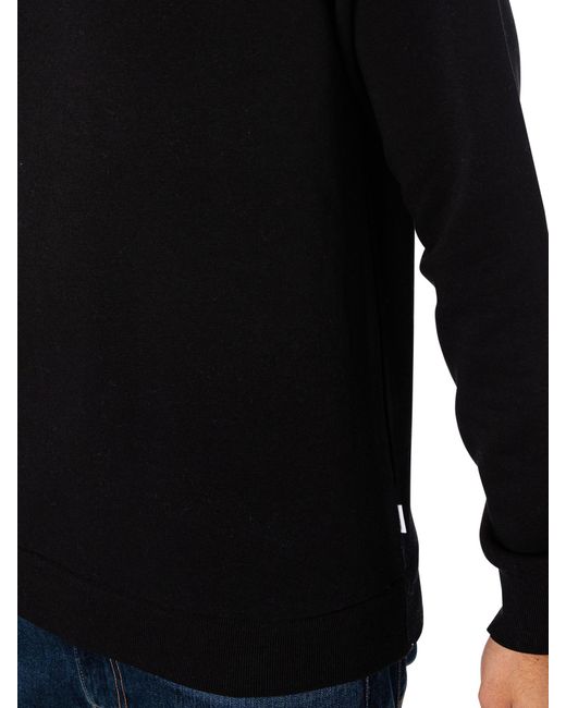 Jack & Jones Black Bradley Sweatshirt for men
