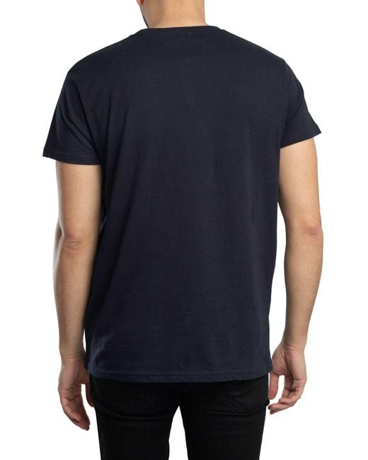 Lois Black Teco Chest Pocket T-shirt for men