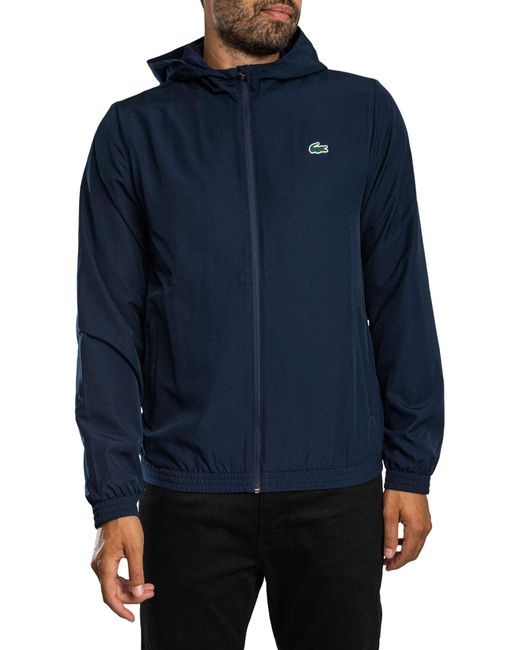 Lacoste Blue Logo Lightweight Jacket for men