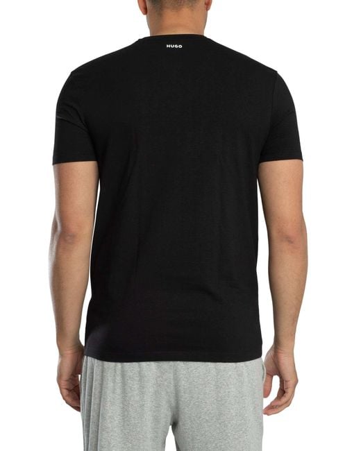 HUGO Black 2 Pack Lounge V-neck T-shirts for men