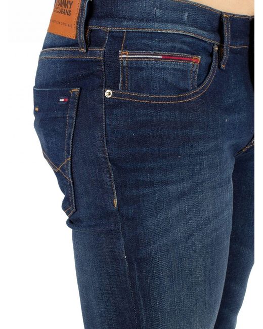 Tommy Hilfiger Dark Comfort Slim Scanton Daco Jeans in Blue for Men | Lyst  Australia
