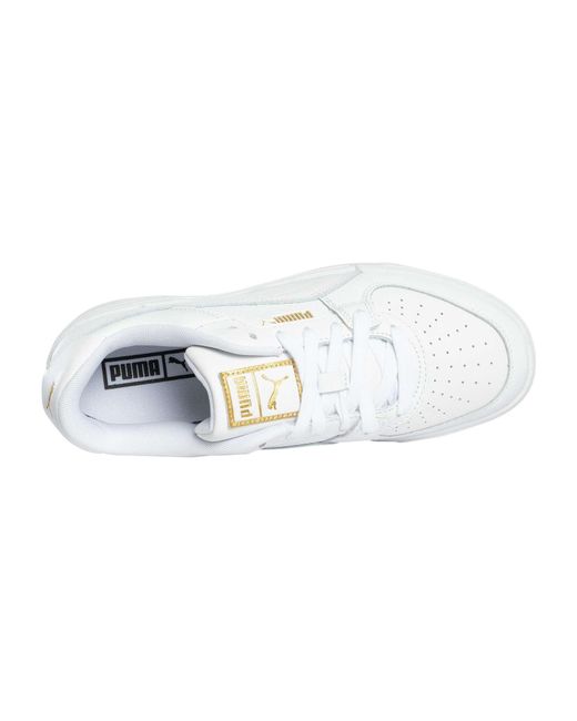 PUMA White Ca Pro Classic Leather Trainers for men