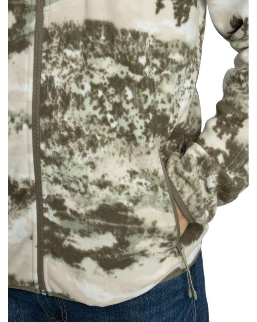 Columbia Gray Sequoia Grove Printed Zip Jacket for men