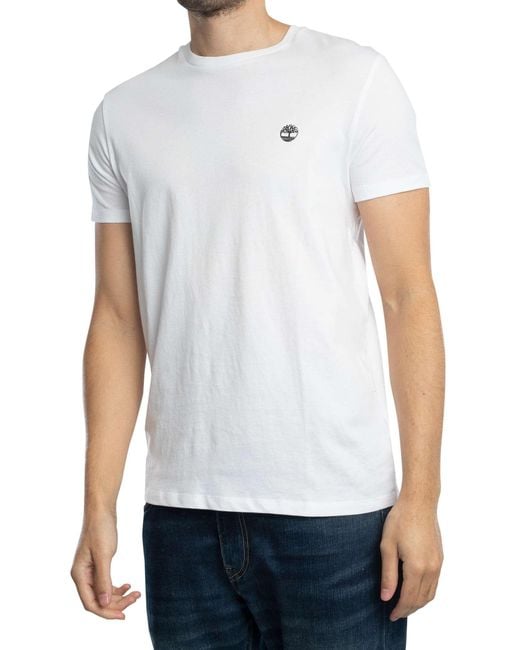 Timberland White 3 Pack Dunstan River Slim T-shirts for men