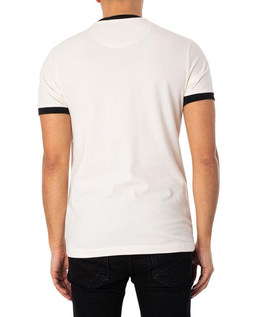 Trojan White Artist Logo T-shirt for men