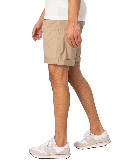 Replay Natural Box Logo Sweat Shorts for men