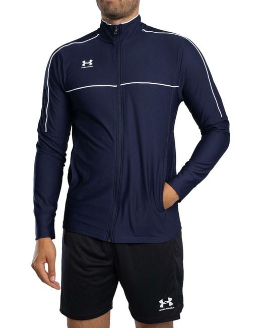 Under Armour Blue Challenger Track Jacket for men