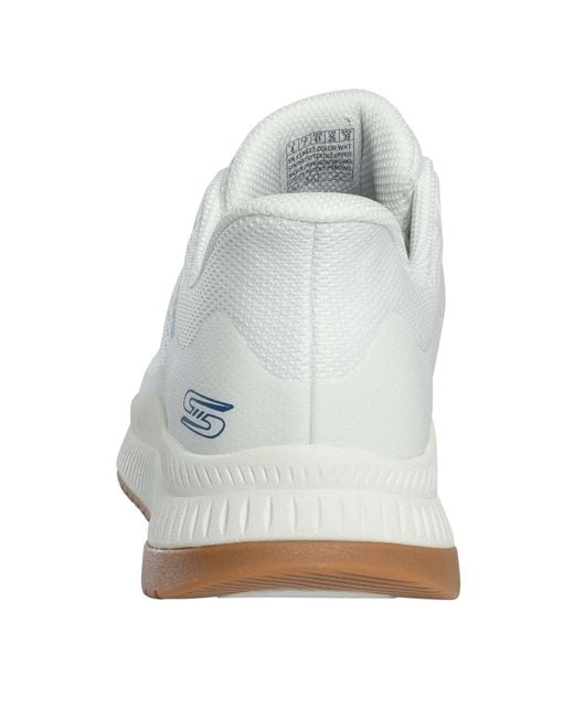 Skechers White Slip-ins Bobs Sport Squad Chaos 4 Trainers for men