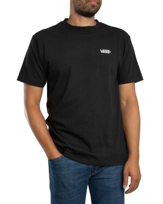 Vans Black New Left Chest T-shirt for men