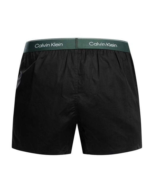 Calvin Klein Black 3 Pack Icon Slim Boxers for men