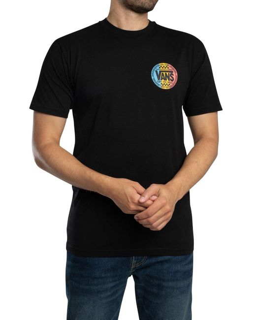 Vans Black Retro Back Graphic T-shirt for men