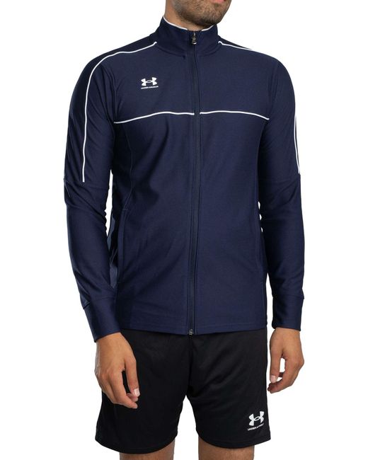 Under Armour Blue Challenger Track Jacket for men