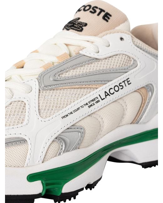 Lacoste White L003 2K24 Sneakers