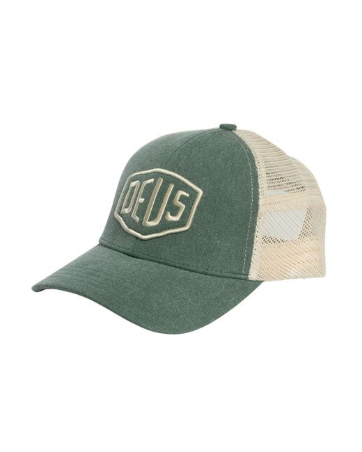 Deus Ex Machina Green Shield Trucker Cap for men