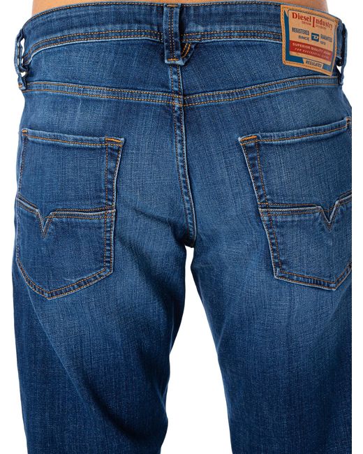 DIESEL Blue 1986 Larkee Regular Jeans for men